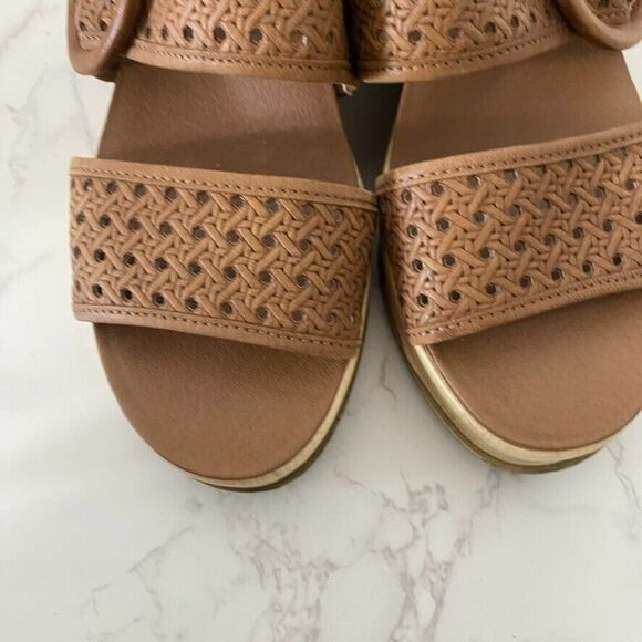 Dr. Scholl's Original Collection Sandals Sz 7.5M Brown  Slip On Comfort Platform - Picture 3 of 11